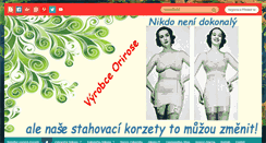 Desktop Screenshot of levne-korzety.cz