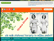 Tablet Screenshot of levne-korzety.cz